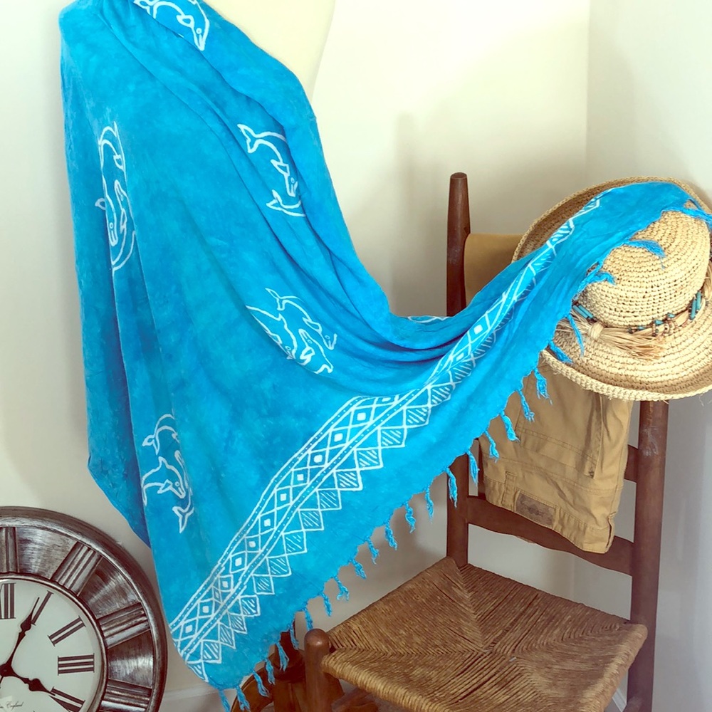 Blue Scarf/wrap